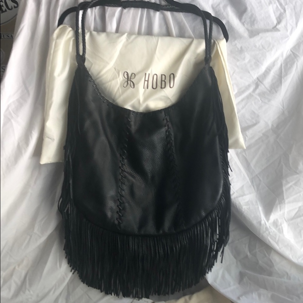 Hobo International Gypsy Fringe Calfskin Bag